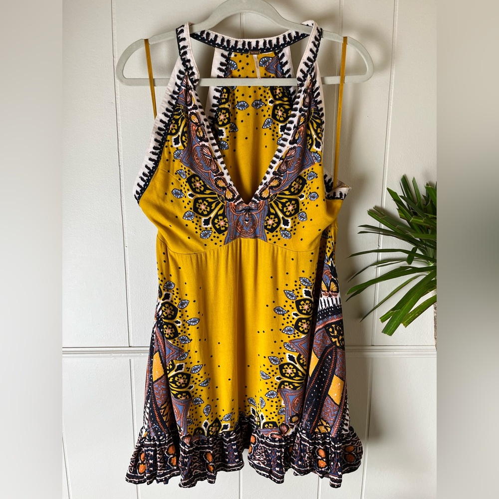 Free People Steal The Sun gold Tunic/Dress